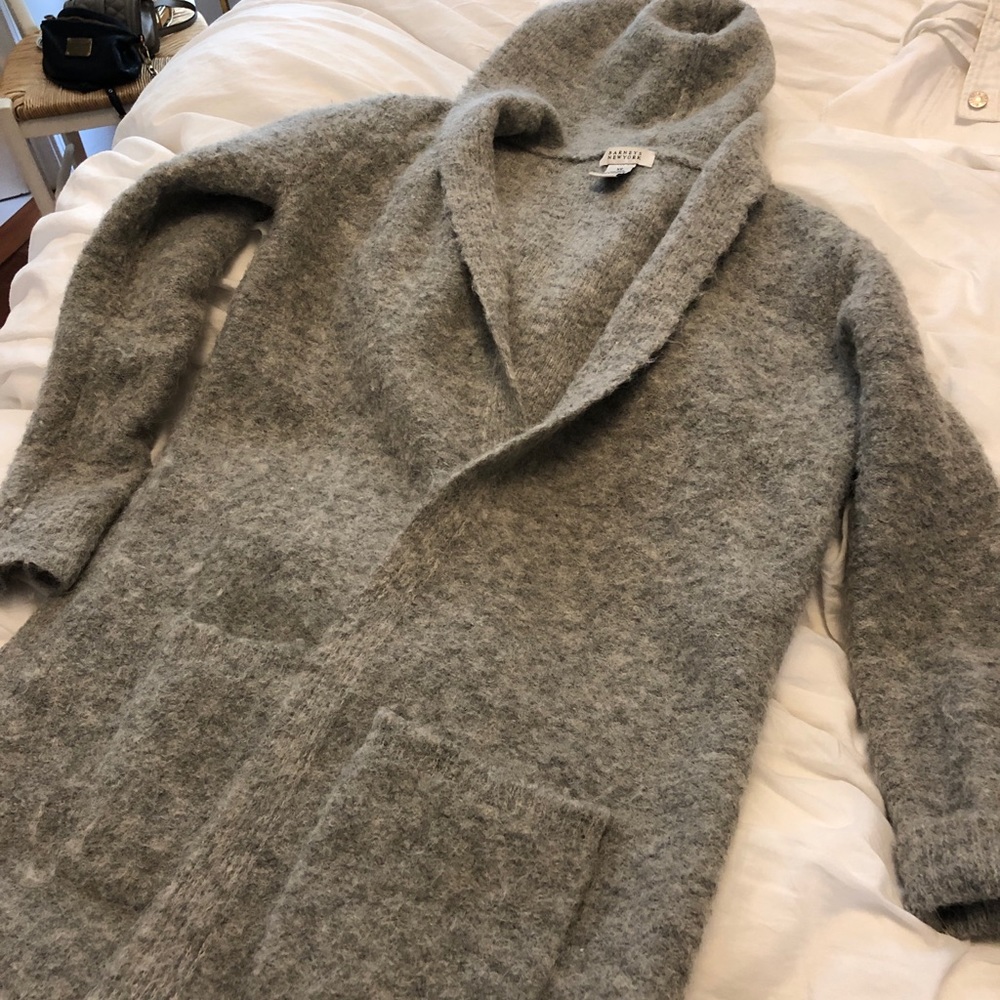 Barneys New York gray duster in XS